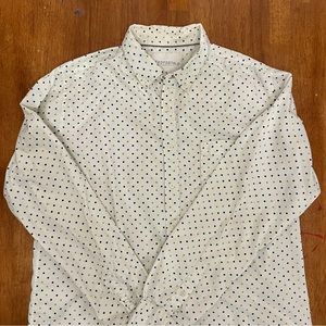 Aeropostale Polka Dot Button Up Shirt